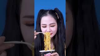 M3 - Mix Random Sauce Eating Noodles Challenge #Shorts