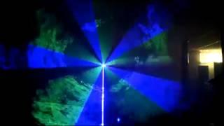 DJ-MHM - Shadow of a Flower Dubstep Remix Laser Show