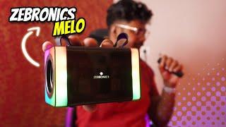 Zebronics Melo Bluetooth Speaker & Mic Review | | Hindi