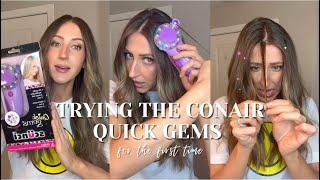 Trying the Conair Quick Gems for the first time | Does it work?