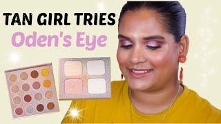 Tan Girl Tries Oden's Eye - Swedish indie Makeup Brand | Karen Harris Makeup