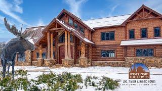 Big Sky Lodge by Wisconsin Log Homes