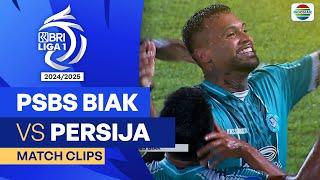 PSBS Biak VS Persija Jakarta - Highlights | BRI Liga 1 2024/25