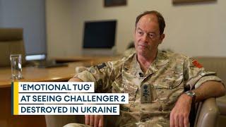 British Army chief felt 'emotional tug' seeing Challenger 2 destroyed in Ukraine