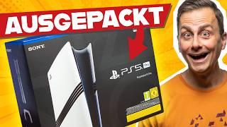 PS5 PRO - Hands on: Unboxing, Anschlüsse, Standfuß, Größenvergleich