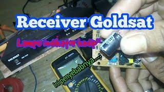 Memperbaiki Receiver Goldsat lampu indikator kedip kedip