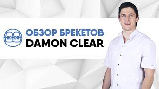 Сапфировые эстетические самолигирующиеся пассивные брекеты Damon Clear (Ormco - США).