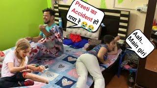 Sapne में हुआ Preeti का Accident II Husband Wife Comedy Video II Jims Kash