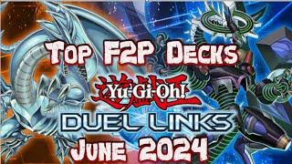 Top 5 F2p Decks For June 2024! [Yu-Gi-Oh! Duel Links][Yu-Gi-Oh! Duel Links]