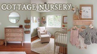 DECORATE THE NURSERY WITH ME | Cottagecore Nursery Makeover