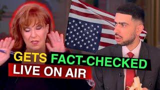 The View Host Gets DEMOLISHED by Damon Over Upside-Down Flag Narrative - Satire