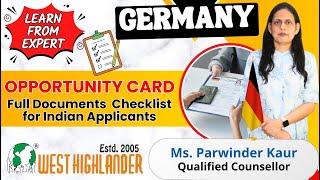 Germany Opportunity Card Full Documents Checklist for Indian Applicants