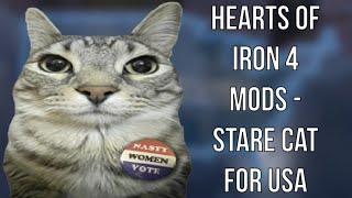 Hearts of Iron 4 Mods - Stare Cat for USA (Feline President)