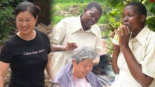 We organized a volunteer haircut event in the Chinese village