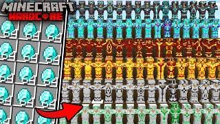 I COLLECTED EVERY ARMOUR TRIM in Minecraft Hardcore!