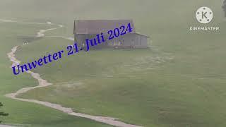 Unwetter 21. Juli 2024