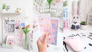 [LIFE DIARIES]  skzoo unboxing, study vlog, deco supplies, kpop room tour, aesthetic makeover pt 2