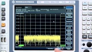 Bit error rate BER) measurement using the Rohde & Schwarz FSV Signal and Spectrum Analyzer