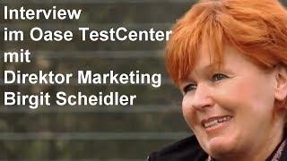 Oase TV vor Ort im Testcenter Oase GmbH - Interview mit Director Marketing Oase Birgit Scheidler