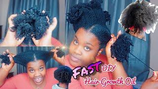 DIY Hair GROWTH Oil for LONGER, STRONGER, HEALTHIER Natural Hair (Must Watch)