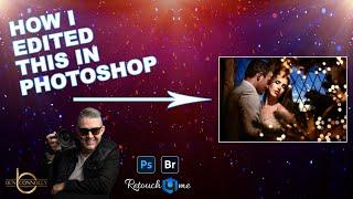 How to edit your wedding photos in photoshop - Editing a model couple using higher contrast.