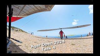 HANGGLIDING OVER 10,000FT WITH VULTURES TO GIANT RIDGE - 136KM RACE! TASK 4 AGER OPEN 2024