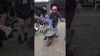 50cc motorized wheelbarrow at vintage machinery show