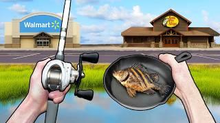 Walmart vs Bass Pro Shops Catch and Cook Challenge