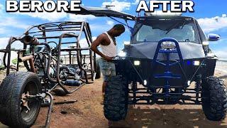 African Man Builds A Homemade 3 Wheel Car | Part one