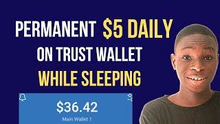 Permanent $5 Daily On Trust Wallet | Make Money Online Mining USDT ON Trust Wallet While Sleeping