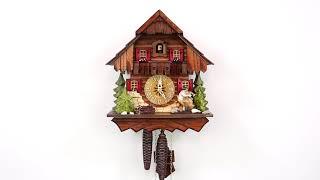 Kuckucksuhr Schwarzwaldhaus Holzhacker | Cuckoo Clock Black Forest House Woodchopper | #69439