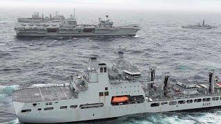 The UK Carrier Strike Group Assembles