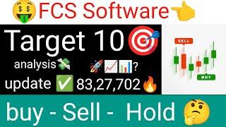 FCS Software Solutions stock latest update Target 10?analysis FCS Software Solutions update today