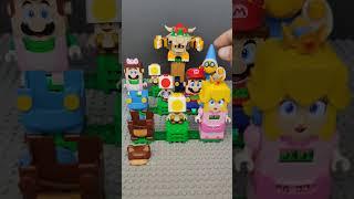 Lego Tanooki Peach and Friends: Jumping into New Power Suits and Having Fun! 2 #toys #shorts #viral