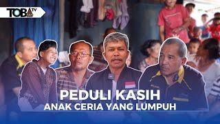 PEDULI KASIH DENGAN ANAK CERIA YANG MENGALAMI LUMPUH DAN INGIN PERGI GEREJA