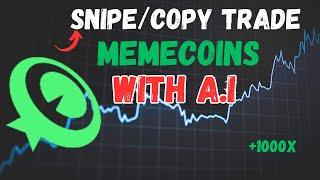 BEST AI TRADING BOT(AUTO BUY & SELL) SOLANA MEMECOIN | COPY TRADING BOT