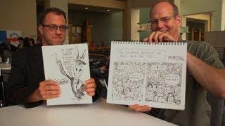 Political Cartoonists Face Off in Drawing Duel at DNC