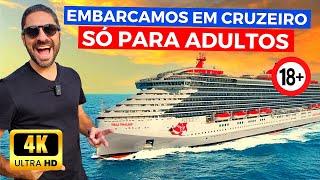 COMO É UM CRUZEIRO SÓ PARA ADULTOS COM A VIRGIN VOYAGES? Embarcamos no Novo Navio Valiant Lady