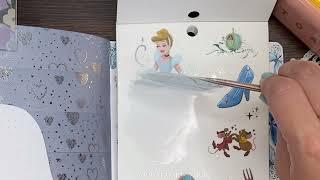 ASMR | Cinderella Theme | Scrapbook Journal With Me | No Music