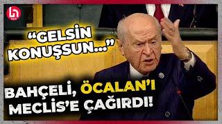 Bahçeli'den tarihe geçecek 'Öcalan' çağrısı! "Meclis'te konuşsun, örgütü tasfiye ettiğini duyursun!"