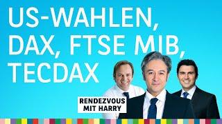 US-Wahlen, DAX, TecDAX, FTSE MIB, Gold, Silber – Rendezvous mit Harry vom 04.11.2024