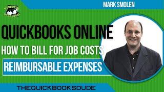 How To Bill For Job Costs In QuickBooks Online Reimbursable Expenses
