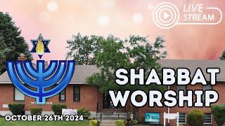 ️️Shabbat Worship️️10.26.24Join Us