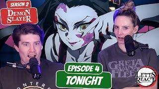 TANJIRO VS DAKI! | Demon Slayer Season 2 Newlyweds Reaction | Ep 4 “Tonight”