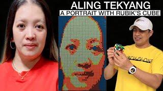 ALING TEKYANG PORTRAIT WITH RUBIK’S CUBE | @alingtekyang8885  | MY aLTeR eGo