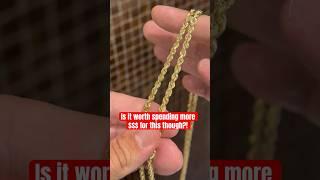 Should you spend the extra $$ for this? #jacoje #linxresale #ropechain #gold