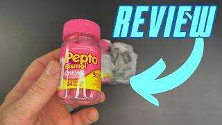 One minute Review: Pepto Bismol Chews, Fast and Effective Digestive Relief