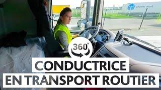 Conductrice en transport routier 360° : Transport de marchandises