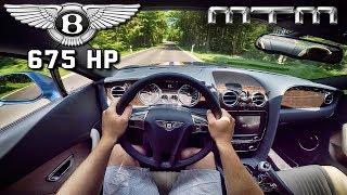 Bentley Continental GT V8 675HP MTM POV Test Drive by AutoTopNL