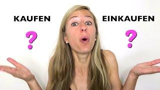 GERMAN FAQ: The difference between KAUFEN and EINKAUFEN 